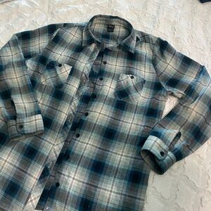 Large Disney’s Peter Pan Teal Flannel